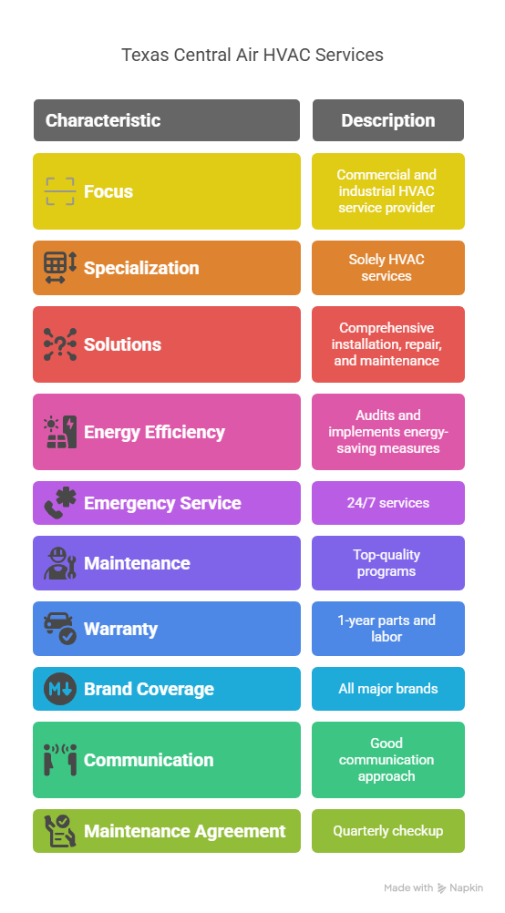 Texas Central Air – Top Choice for Commercial HVAC Services - visual